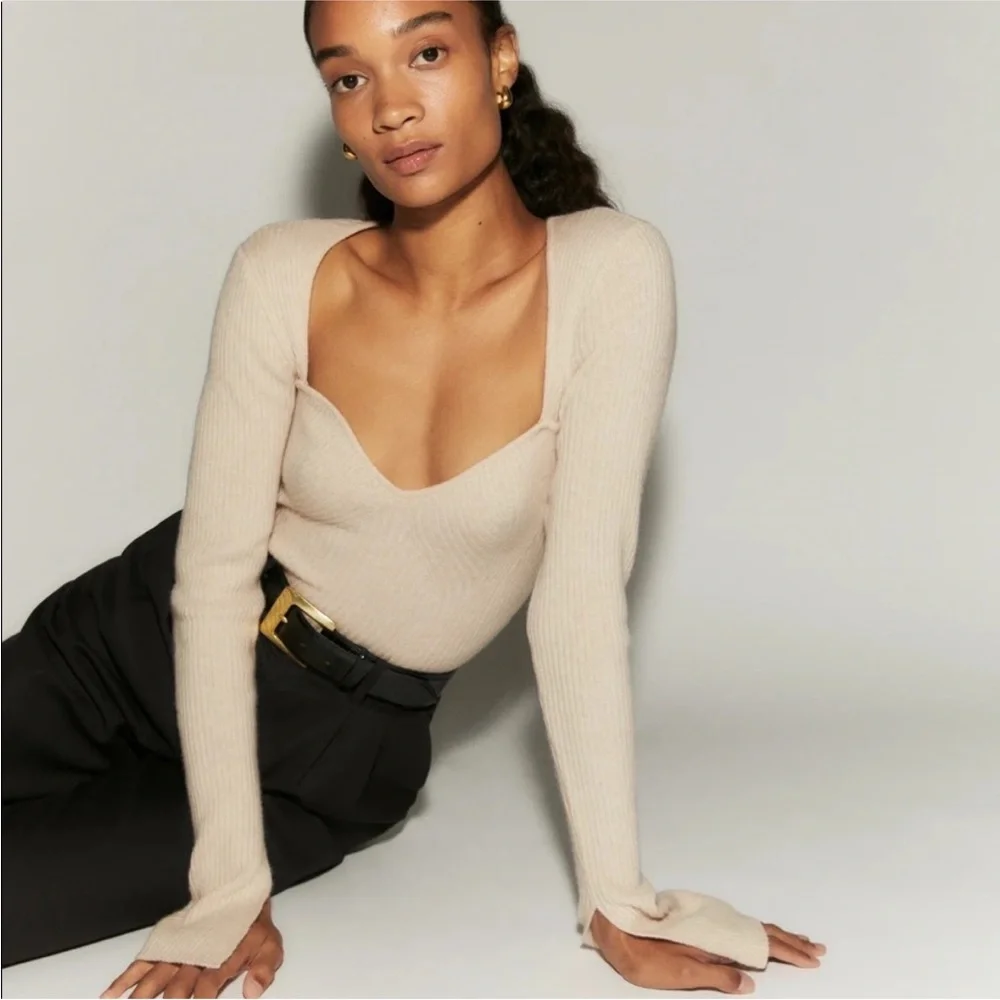 Reformation Glenna Cashmere Sweater - Picture 2 of 10